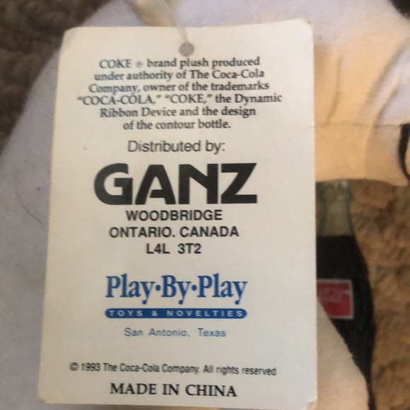 Coca-Cola polar bear plushie - Picture 3 of 3